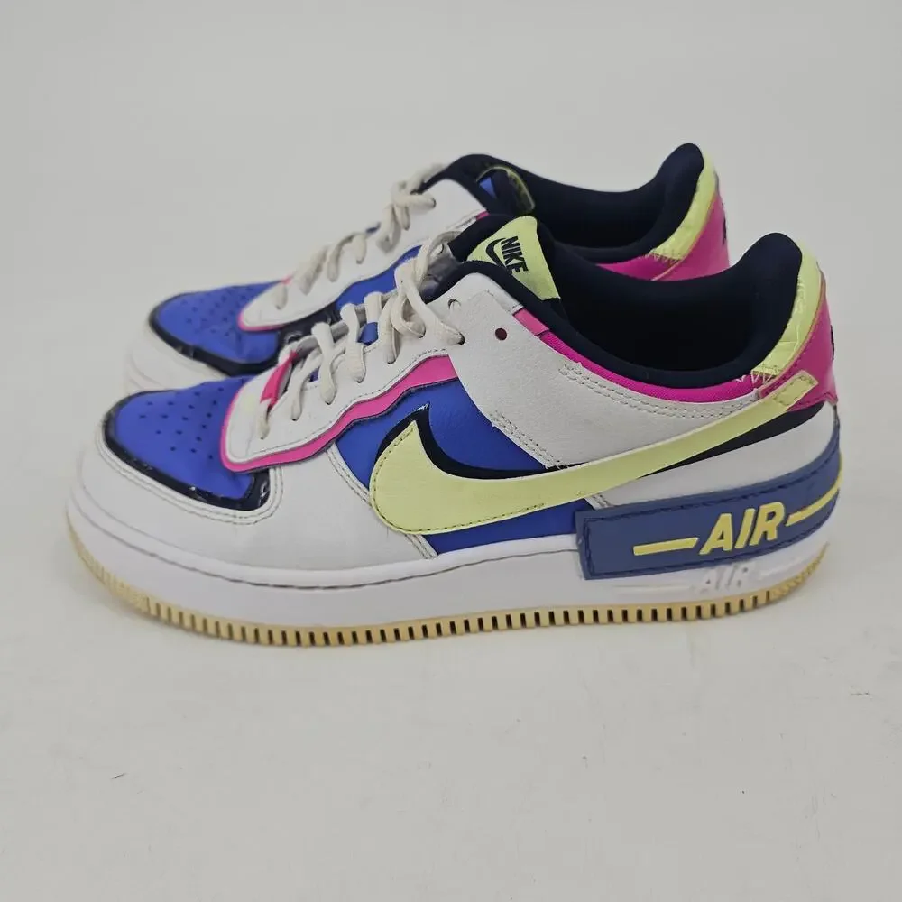 Nike Air Force 1 Shadow Sapphire CJ1641-100 Women's 10 Streetwear Athleisure